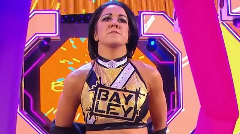 Bayley's heel turn came with a new look.
